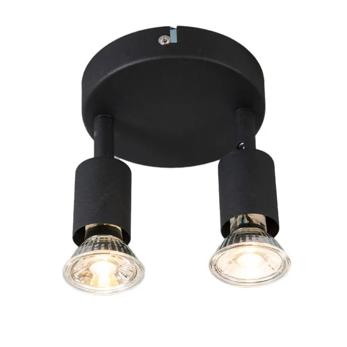 Industrial Spot schwarz kippbar rund - Jeany 2