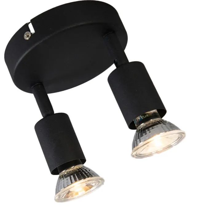 Industrial Spot schwarz kippbar rund - Jeany 2