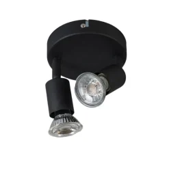 Industrial Spot schwarz kippbar rund - Jeany 2