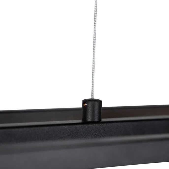 Industrie Hängelampe Schwarz 4-flammig - Cage 4