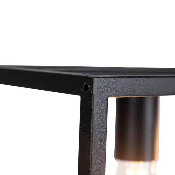 Industrie Hängelampe Schwarz 4-flammig - Cage 4