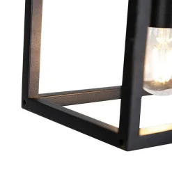 Industrie Hängelampe Schwarz 4-flammig - Cage 4