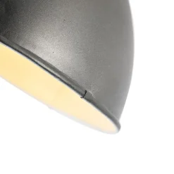 Industrie Spot schwarz mit Mangoholz 18 cm - Mangos