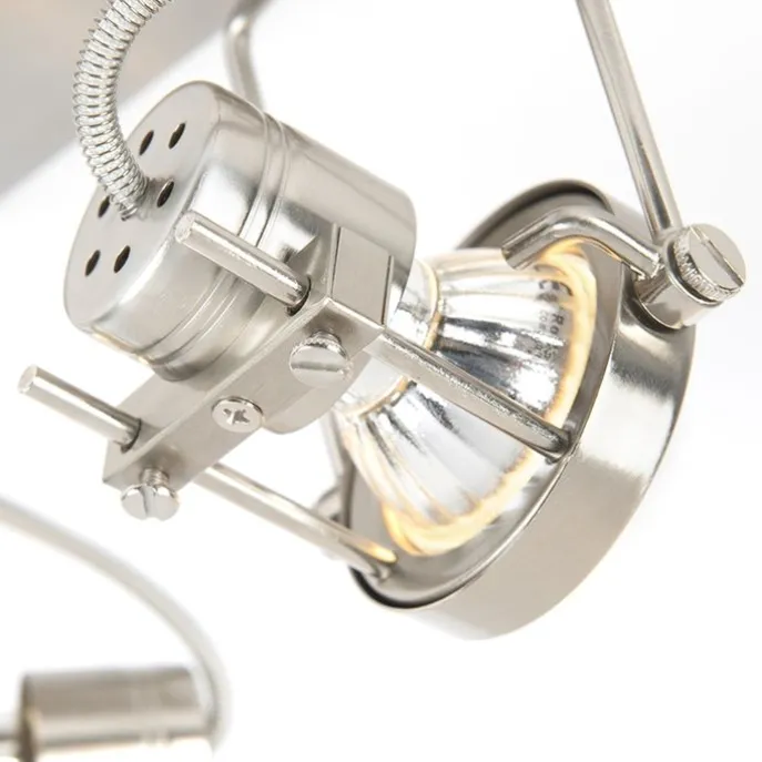 Industrie Spot Stahl 2-flammig schwenkbar - Suplux