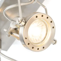 Industrie Spot Stahl 2-flammig schwenkbar - Suplux