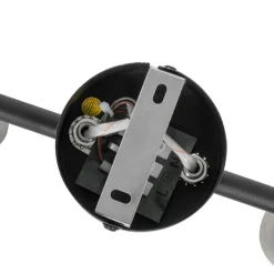 Industriefleck schwarz mit Beton 2-Licht - Pedra