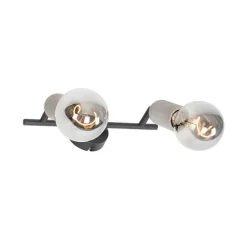 Industriefleck schwarz mit Beton 2-Licht - Pedra