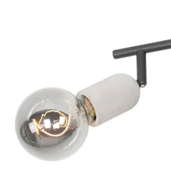 Industriefleck schwarz mit Beton 2-Licht - Pedra