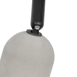 Industriefleck schwarz mit Beton 2-Licht - Pedra