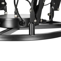 Industrie-Hängelampe schwarz 6-flammig verstellbar - Hobby Spinne