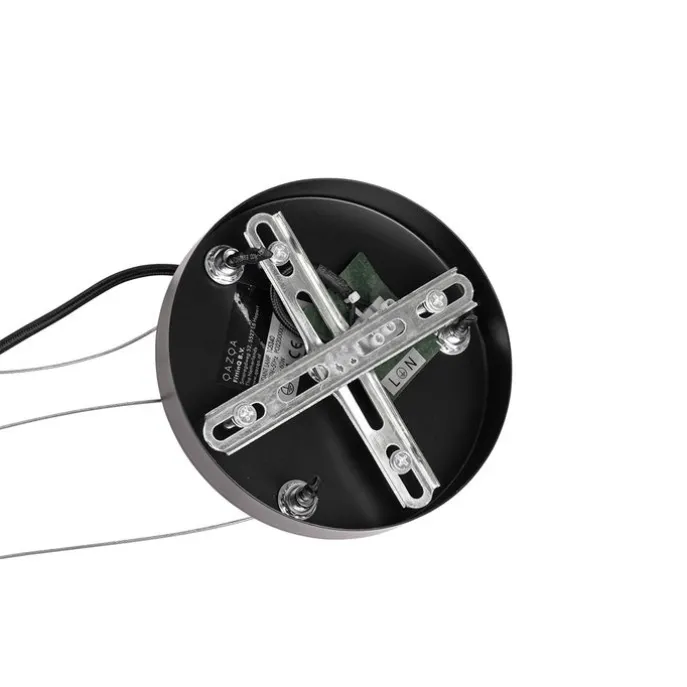 Industrie-Hängelampe schwarz 6-flammig verstellbar - Hobby Spinne