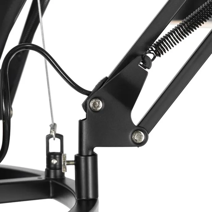 Industrie-Hängelampe schwarz 6-flammig verstellbar - Hobby Spinne