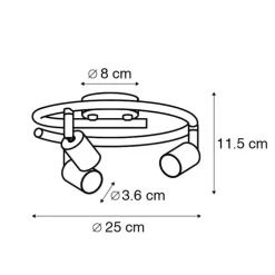 Industriell gefleckte schwarze Locken - Jeany 3