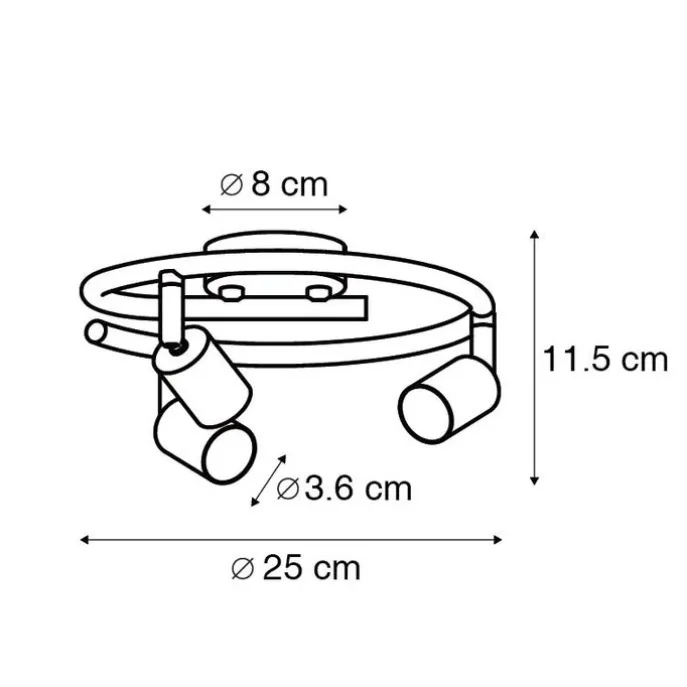 Industriell gefleckte schwarze Locken - Jeany 3