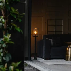 Industrielle Außenlaterne schwarz 100 cm IP44 - Charlois