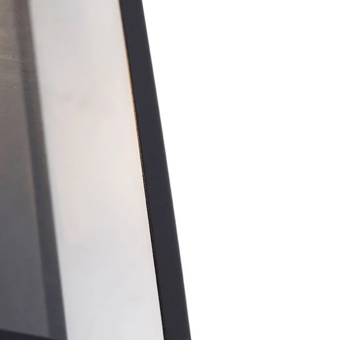 Industrielle Außenwandlampe schwarz IP44 mit Glas - Rotterdam