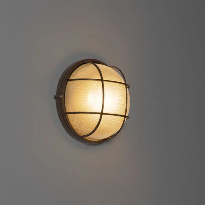 Industrielle Außenwandleuchte rostbraun IP44 - Hanneke