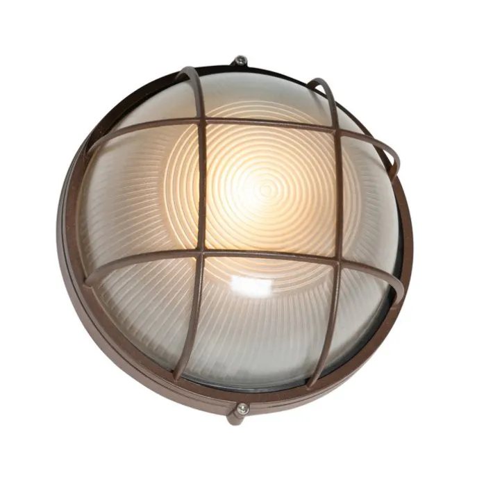 Industrielle Außenwandleuchte rostbraun IP44 - Hanneke