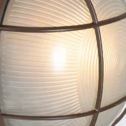 Industrielle Außenwandleuchte rostbraun IP44 - Hanneke