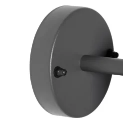 Industrielle Außenwandleuchte dunkelgrau rund IP44 - Natas