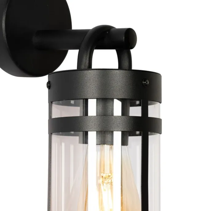 Industrielle Außenwandleuchte schwarz IP44 - Ruben