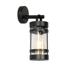 Industrielle Außenwandleuchte schwarz IP44 - Ruben