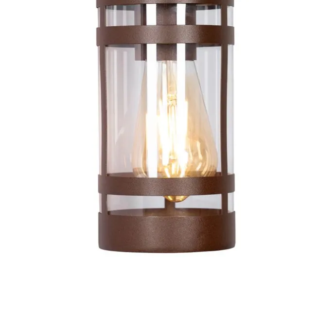 Industrielle Außenwandleuchte rostbraun IP44 - Ruben