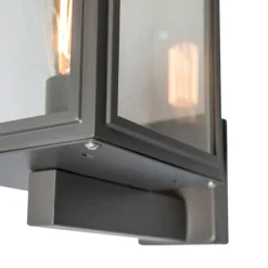 Industrielle Außenwandleuchte grau IP44 - Sutton Up