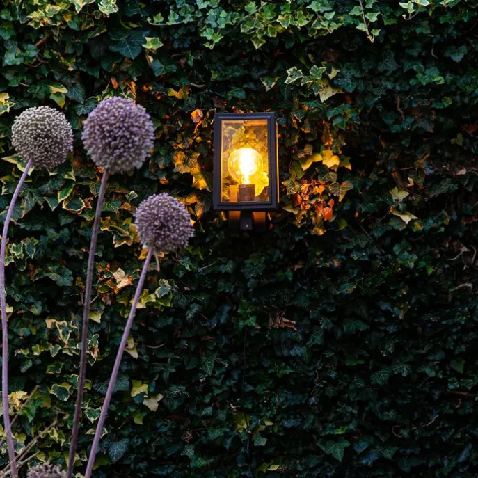 Industrielle Außenwandleuchte grau IP44 - Sutton Up