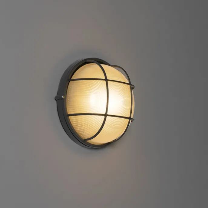 Industrielle Außenwandleuchte dunkelgrau IP44 - Hanneke