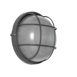 Industrielle Außenwandleuchte dunkelgrau IP44 - Hanneke