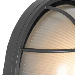 Industrielle Außenwandleuchte dunkelgrau IP44 - Hanneke