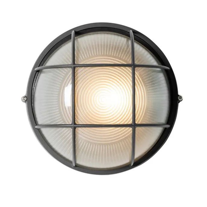 Industrielle Außenwandleuchte dunkelgrau IP44 - Hanneke