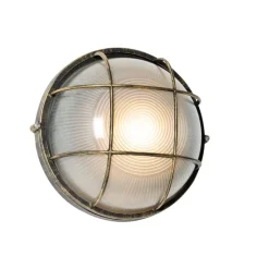 Industrielle Außenwandleuchte Antik Gold IP44 - Hanneke