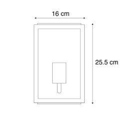 Industrielle Außenwandleuchte schwarz mit Glas IP44 - Rotterdam 2