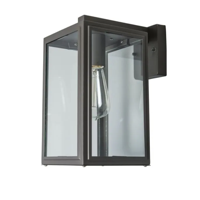 Industrielle Außenwandleuchte grau IP44 - Sutton down