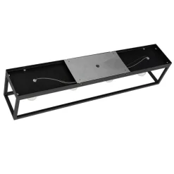 Industrielle Deckenlampe schwarz 99,5 cm 4-flammig - Cage