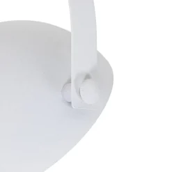 Industrielle Deckenleuchte weiß mit silbernem 3-Licht verstellbar – Magnax