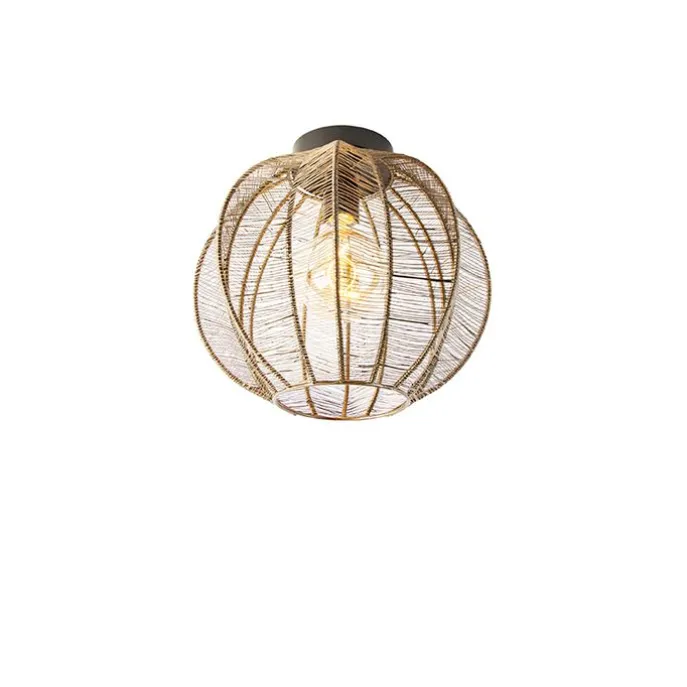 Industrielle Deckenleuchte Bronze mit Schwarz - Dong