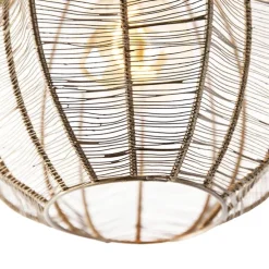 Industrielle Deckenleuchte Bronze mit Schwarz - Dong