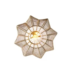 Industrielle Deckenleuchte Bronze mit Schwarz - Dong