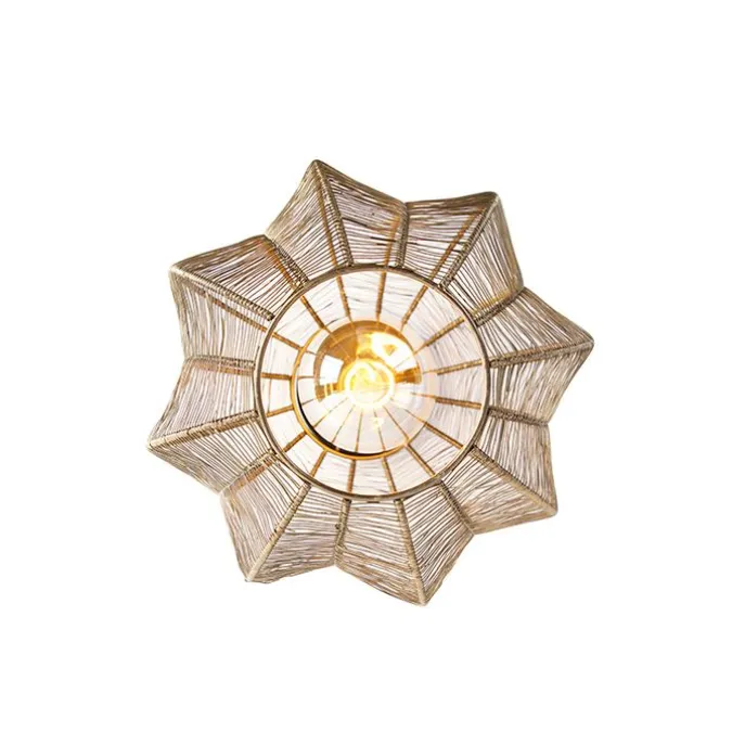 Industrielle Deckenleuchte Bronze mit Schwarz - Dong