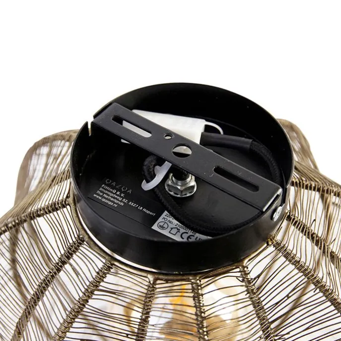 Industrielle Deckenleuchte Bronze mit Schwarz - Dong