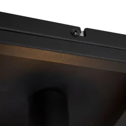 Industrielle Deckenleuchte Schwarz Stahl - Cage