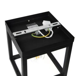 Industrielle Deckenleuchte Schwarz Stahl - Cage