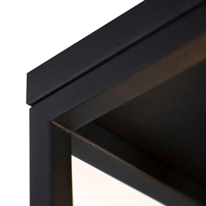 Industrielle Deckenleuchte Schwarz Stahl - Cage