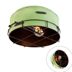 Industrielle Deckenleuchte grün 35 cm - Barril