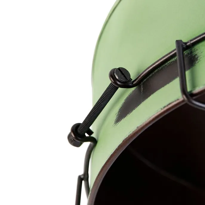 Industrielle Deckenleuchte grün 35 cm - Barril