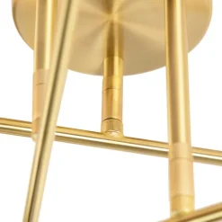 Industrielle Deckenleuchte Messing 6 Lichter - Sydney