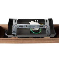 Industrielle Deckenleuchte aus Holz - Reena